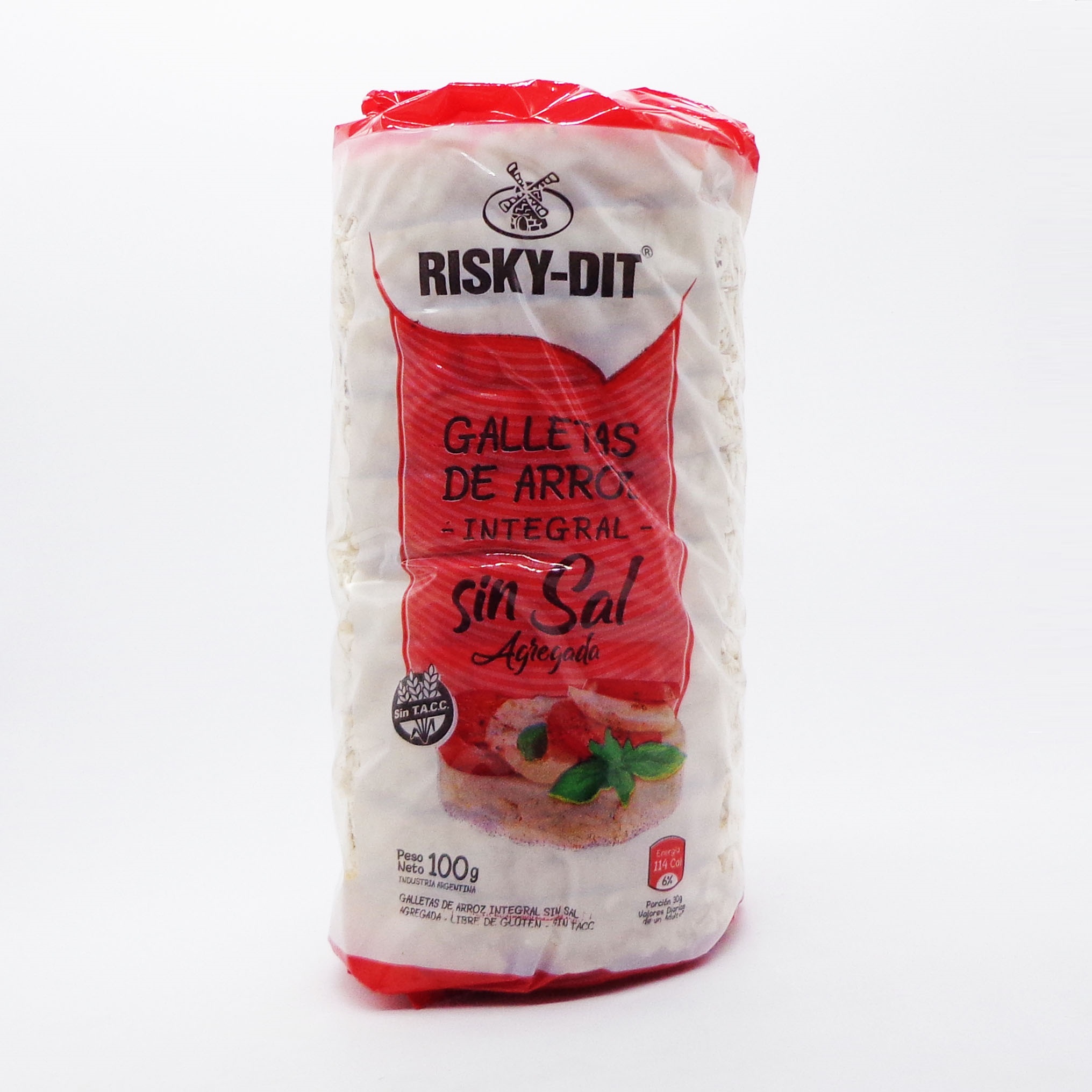 GALLETA ARROZ RISKY DIT S/SAL